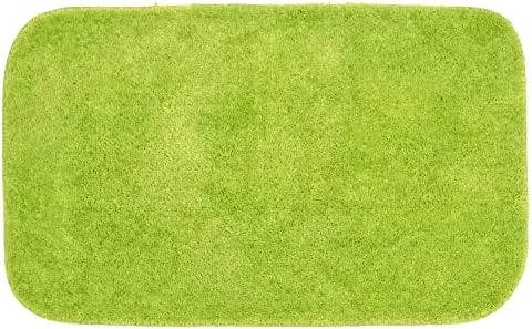 Garland Rug Traditional Nylon Washable Lime-Aid 24" X 40" Bath Rug - Soft, Absorbent, and Stylish for Your Bathroom by Garland+Rug