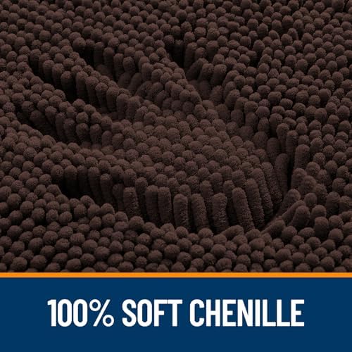 OLANLY Large Bathroom Rugs 44x32, Extra Soft Absorbent Chenille Bath Rugs - Image 3