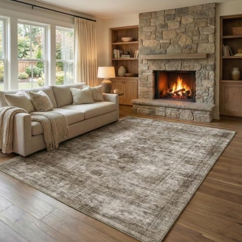 Homemate Washable Rug 5x7 Area Rugs - Vintage Rugs for Living Room by Homemate