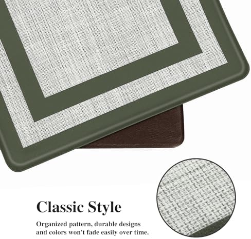 Mattitude Kitchen Mats Set of 2,Cushioned Anti-Fatigue Non-Skid Rug Sets - Image 3