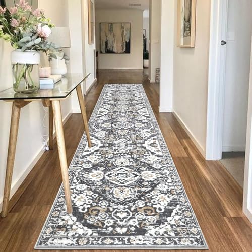 HEBE Hallway Runner Rug 2'8''x14', Washable Non Slip Kitchen Rug Runner - Image 6
