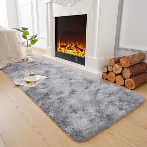 Chicrug Soft Runner Rugs for Bedroom Living Room Plush Fluffy Rug 2x10 - Image 4