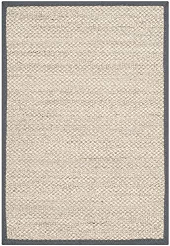 SAFAVIEH Natural Fiber Accent Rug 2'6"x4' Textured, Marble NF143D - Image 2