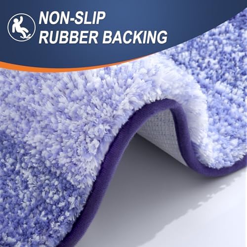 OLANLY Bathroom Runner Rug 44x32, Extra Soft Absorbent Microfiber Bath Rugs - Image 5