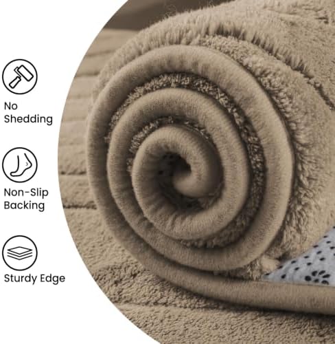 Sour Lemon Area Rugs 9x12 Living Room Bedroom, Large Carpet Rug Khaki - Image 3