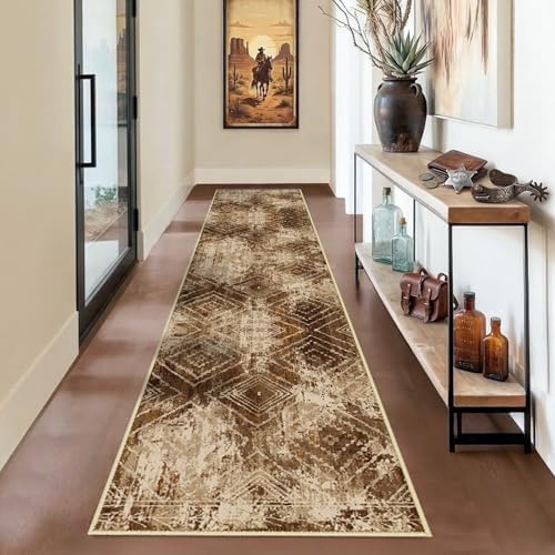 BESTSWEETIE 2'x10' Washable Area Rug for Living Room Runner Cow Print by BESTSWEETIE