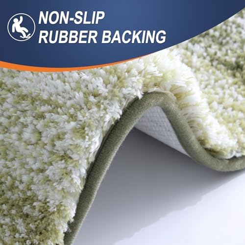 OLANLY Bathroom Runner Rug 54x24, Extra Soft Absorbent Microfiber Bath Rugs - Image 5