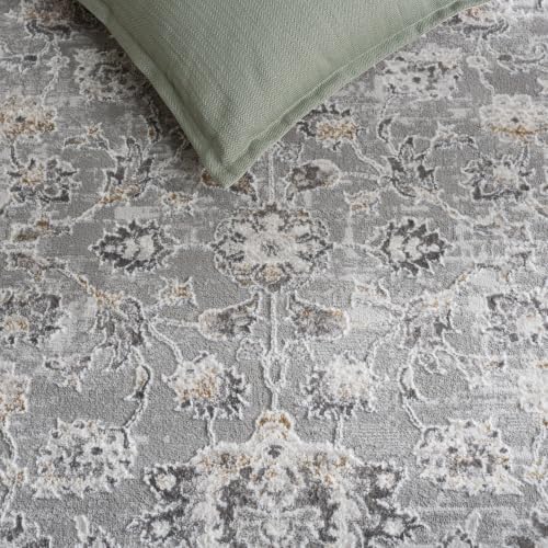 SAFAVIEH Parker Area Rug 4x6, Textured Grey PRK158F - Image 5