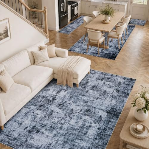 6x9 Area Rugs Washable Modern Abstract Living Room Bedroom Rug - Image 3