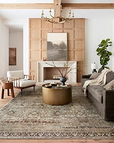 Loloi Layla Olive/Charcoal 2'-6" x 7'-6" Runner Rug by Unknown