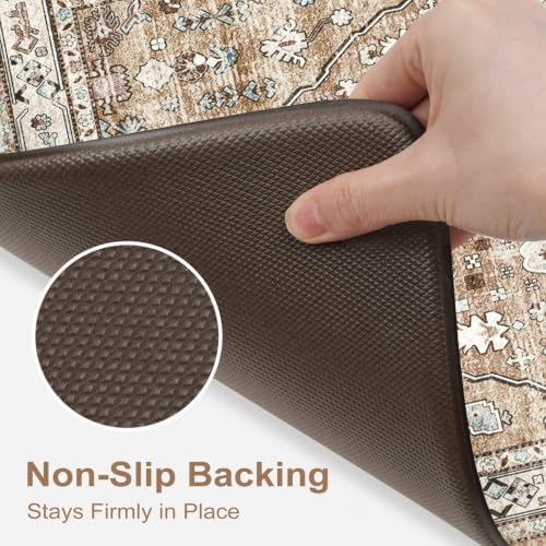 Collive Kitchen Rugs Sets of 2, Boho Kitchen Mat Cushioned Anti Fatigue - Image 5
