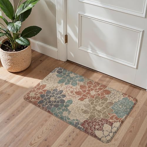 GENIMO Anti Fatigue Kitchen Mats for Floor 2PCS, Standing Rugs, Brick Red - Image 5