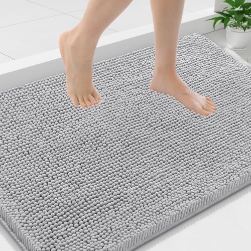 Smiry Bathroom Rugs 36X24, Luxury Chenille Extra Soft Absorbent Bath Mat by Smiry