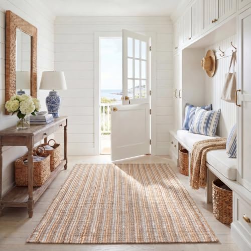 SAFAVIEH Natural Fiber Area Rug 5x8, Jute Knotted Grey & Natural NF447K by Unknown