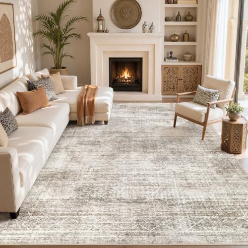 cotiled Boho 10x14 Area Rugs for Living Room: Large Moroccan Washable Rug - Image 7