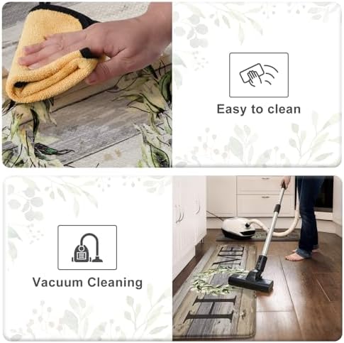 KIMODE Kitchen Mats 2PCS Cushioned Anti Fatigue Kitchen Mats for Floor - Image 5