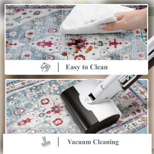 Collive Boho Anti Fatigue Mats for Kitchen Floor 2PCS, 17.3"x29"+17.3"x47" - Image 5