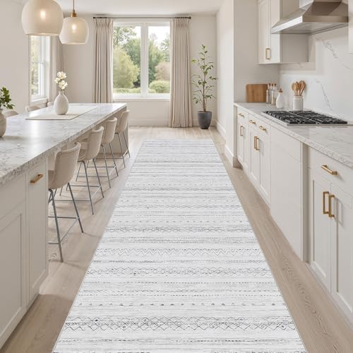 cotiled Hallway 2.6x8 Runner Rugs Washable Boho Moroccan Soft Rug - Image 6