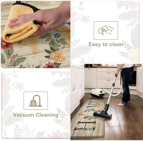 KIMODE Kitchen Mats for Floor Cushioned Anti Fatigue 2PCS Kitchen Rugs - Image 4