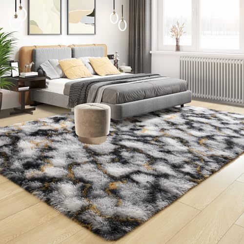 Tepook Soft Fluffy Rugs for Bedroom, 4x6 Area Rug for Living Room - Image 2