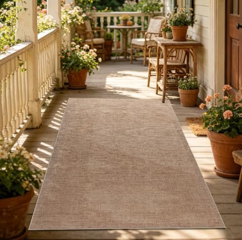 3×5 Easy Jute Rug Washable Rugs Low Pile Outdoor Indoor Farmhouse Neutral Non Slip Rug Modern Carpet Door Mat for Backyard Bedroom Kitchen Porch Patio Nature by Unknown