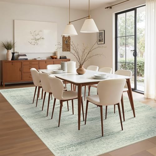 Area Rugs 6x9 for Living Room, Washable Green Rugs for Bedroom - Image 5