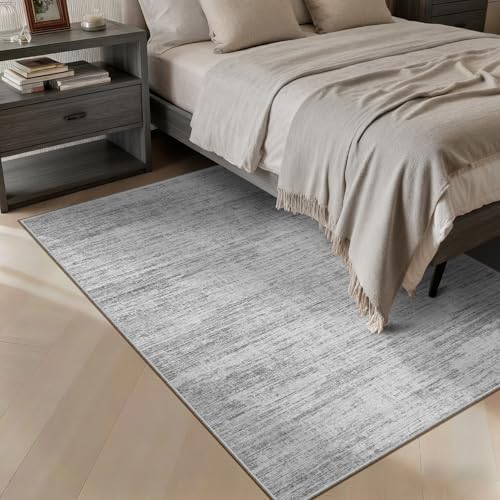 4x6 Rug - Stain Resistant Abstract Washable Rugs, Anti Slip Area Rugs for Living Room,Modern Low Pile Carpet with Rubber Backing Home Decor Small Area Rug - Image 6