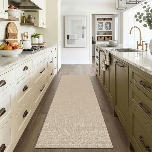 EARTHALL Washable Runner Rug, Non Slip Doorway Runner, 3x6 Ft, Sand/Beige - Image 6