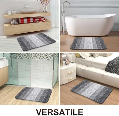 OLANLY Large Bathroom Rugs 50x30, Extra Soft Absorbent Microfiber Bath Rugs - Image 6