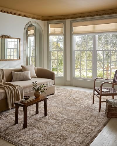 Loloi Magnolia Home Pace Bark/Natural 18" x 18" Sample Rug by Unknown