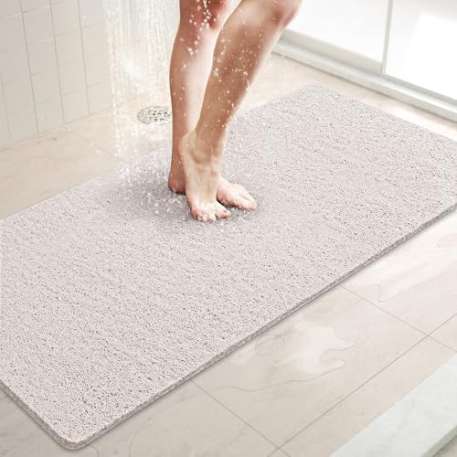 LuxStep Shower Mat Bathtub Mat,Non-Slip Bath Mat with Drain, Quick Drying by LuxStep