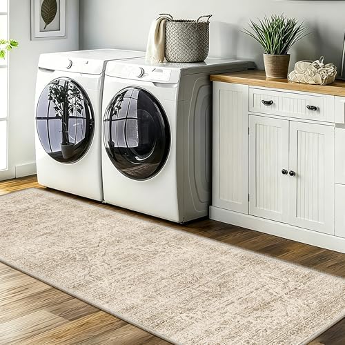 2x5 Washable Runner Rugs，Boho Vintage Rug Runner,Ultra-Thin Kitchen Runner Rug Non-Slip Backing Entryway Runners,Bathroom Carpet for Hallways,Bedroom，Laundry Room - Image 7