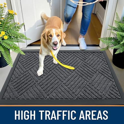 OLANLY Front Door Mat Outside Entrance 33x21, Waterproof Heavy-Duty Doormat - Image 6