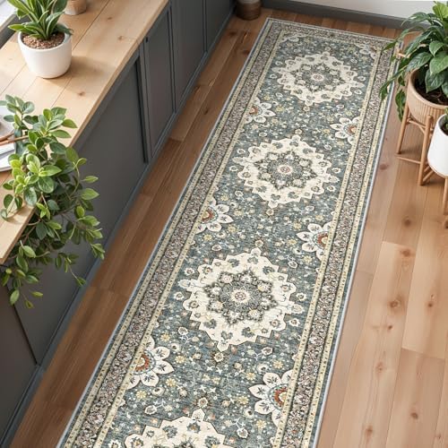 Washable Oriental Hallway Runner Rug: 3x20 Rug for Living Room Soft Carpet - Image 3