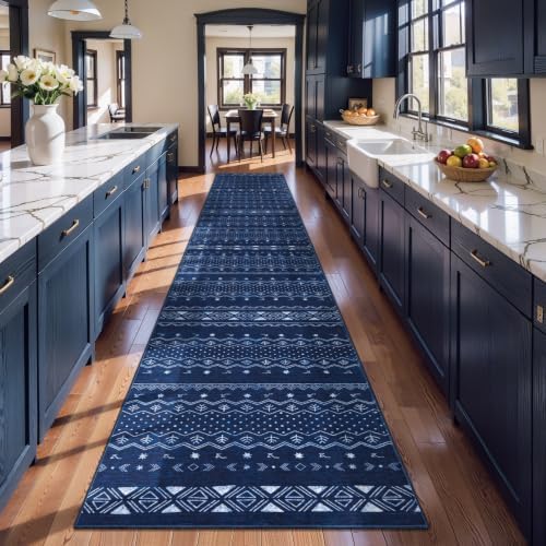SERISSA 2x14 Washable Non-Slip Boho Runner Rug for Hallway - Image 2