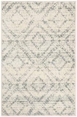 SAFAVIEH Adirondack Collection Accent Rug - 2'6" x 4', Ivory & Light Blue, Modern Distressed Design, Non-Shedding & Easy Care, Ideal for High Traffic Areas in Entryway, Living Room, Bedroom (ADR131T) - Image 2