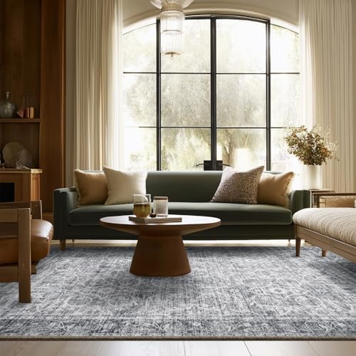 Machine Washable Rugs for Living Room: 6x9 Area Rugs for Bedroom - Image 2