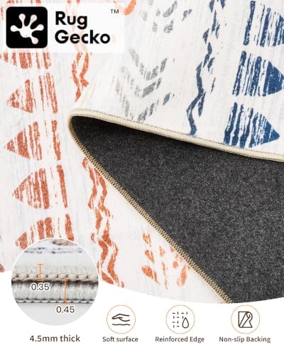 Miukiki Hallway 2x8 Runner Rug Washable Non Slip Kitchen Rug Multi - Image 3