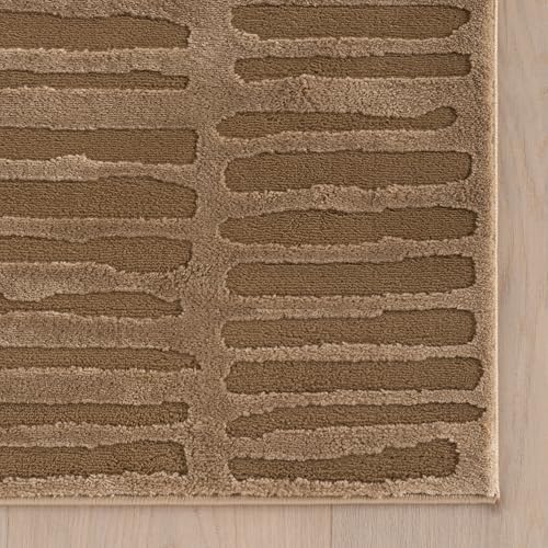 nuLOOM Kailani Sand Abstract Washable Area Rug, 5' x 8' - Image 4