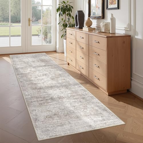 2x5 Rug Runners for Hallways Non Slip,Kitchen Rugs,Taupe - Image 5