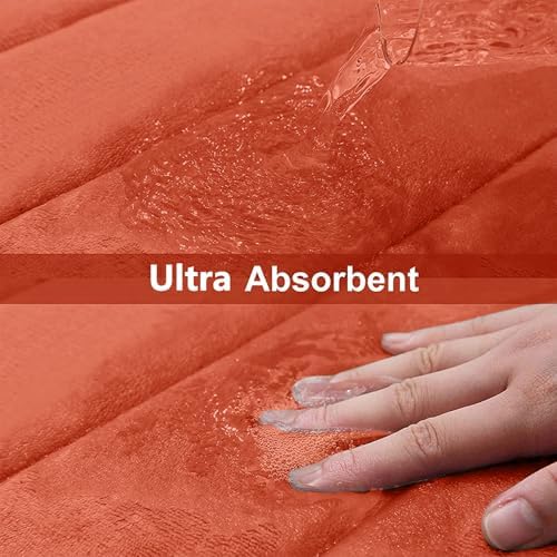 Buganda Memory Foam Bath Mat 24 x 16, Ultra Soft Absorbent Bathroom Rugs - Image 5
