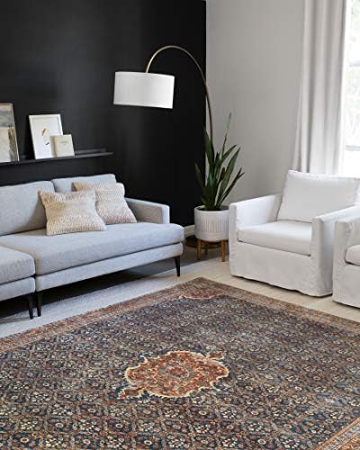 Loloi Layla Cobalt Blue/Spice 2'-3" x 3'-9" Accent Rug - Image 2