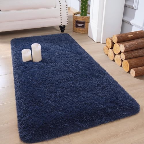 Chicrug Soft Runner Rug for Bedroom Living Room Plush Fluffy Rug 2x4 by ChicrugHomeDecor