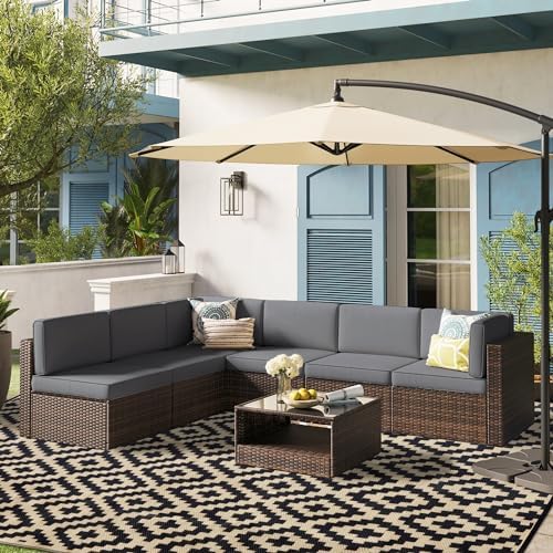 SAND MINE Waterproof Outdoor Rug 8x10 ft, Plastic Reversible Rug, Modern Area Rug, Large Floor Mat for Outdoors, RV, Patio, Backyard, Deck, Picnic, Beach, Camping, Black & Beige - Image 6