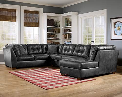 Garland Rug Country Living – Checkered Buffalo Plaid Design, Non-Slip Rubberback, Traditional 5x7 Area Rug for Living Room, Bedroom, Kitchen, Dining Room,Nursery,Chili Red/Ivory - Image 2