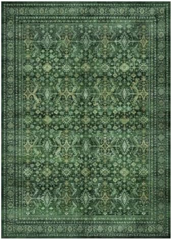 Lessymo Washable 2 x 6 Runner Rugs,Soft for Entryway Hallway Brown Beige by Lessymo