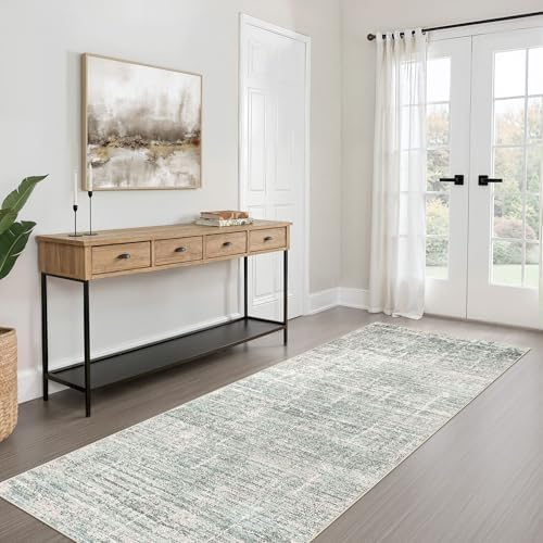 LOONGRUG Runner Rug 2x6 Machine Washable Non-Slip Kitchen Rug Sage Green - Image 4