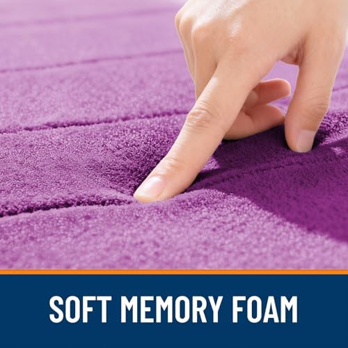 OLANLY Memory Foam Bath Mat 35x16, Super Soft and Absorbent Bathroom Rugs - Image 5