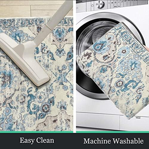 HEBE Hallway Runner Rug 2'x8', Washable Non Slip Kitchen Rug Runner - Image 4