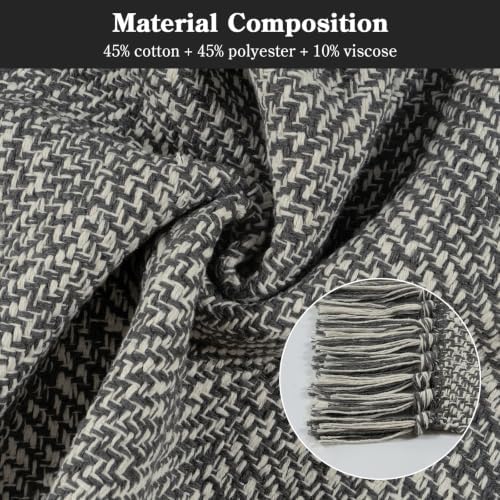 Collive 3' x 5' Indoor Entryway Rug, Boho Modern Grey Washable Kitchen Rug - Image 4